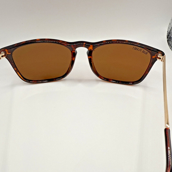 Blue Planet Kason Polarized Sunglasses Tortoise Frame Brown Lens Sustainable Eco - Picture 5 of 9